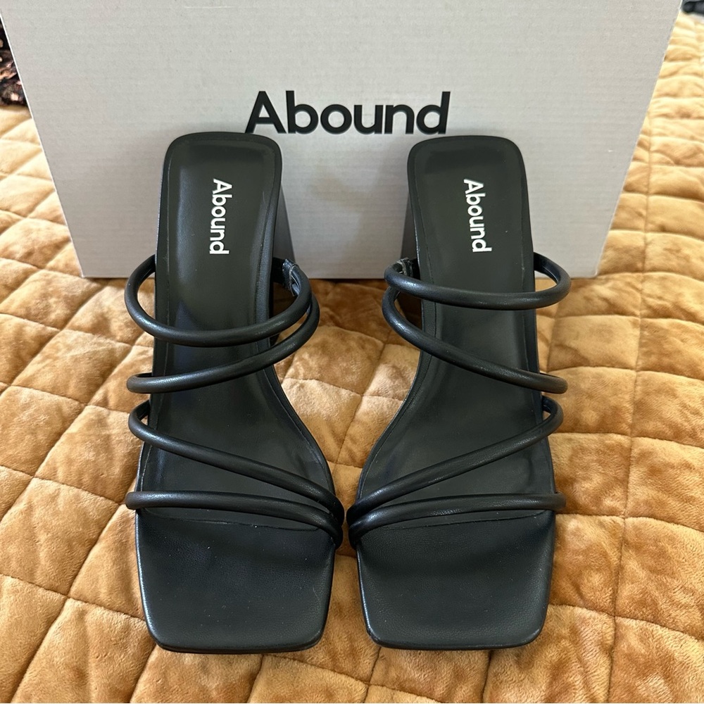 Abound Open Toe Block Heel - image 1